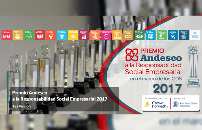 Seminifanistas en el Premio Andesco a la Responsabilidad Social Empresarial 2017